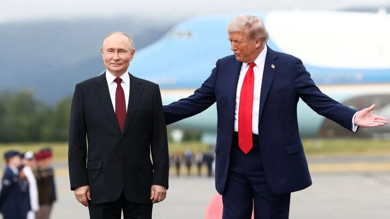 Путин и Трамп в Анкоридже